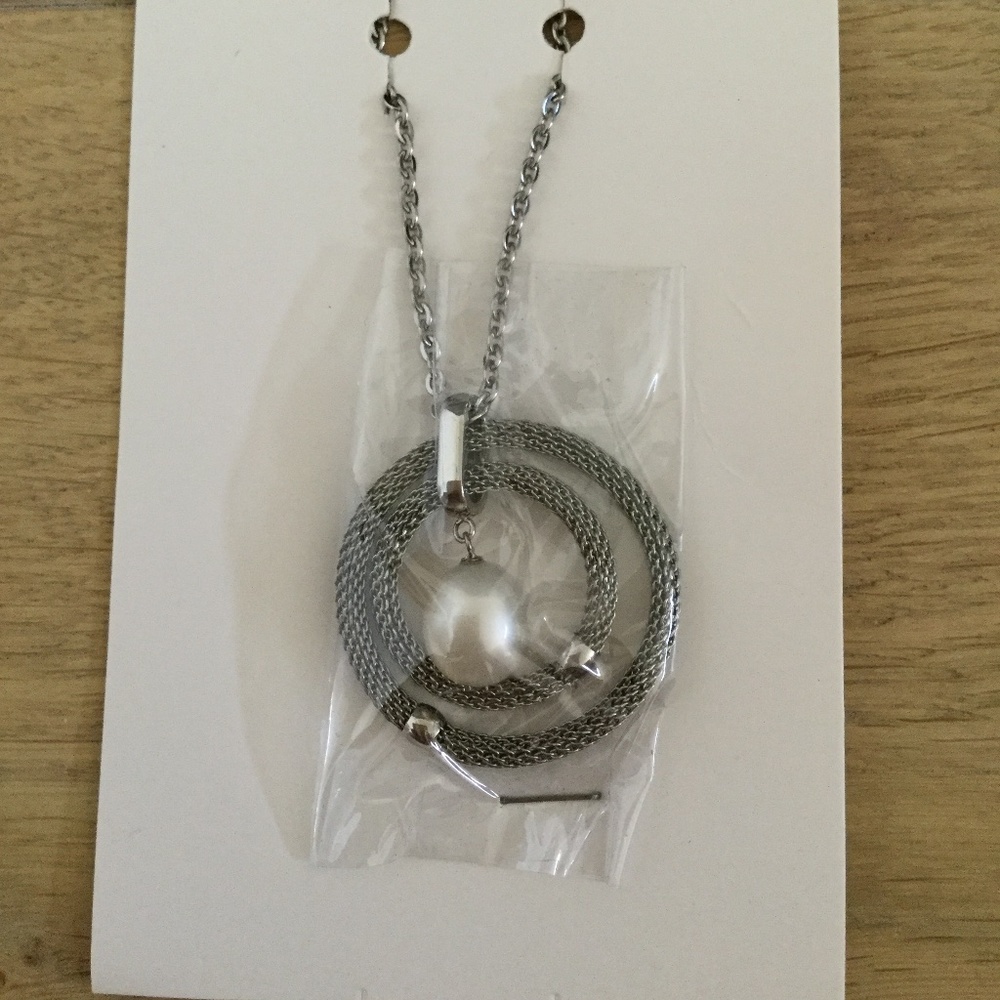 NWT Morellato Birmana Silver Pearl Necklace